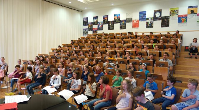 Chorbegegnung mit dem Jugendchor des Goethegymnasiums Schwerin -Tag 1